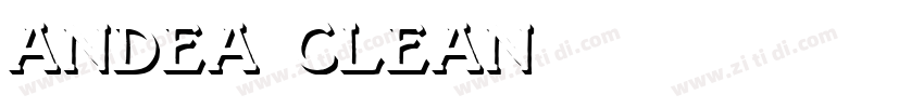 Andea Clean字体转换